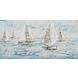 Canvas schilderij 140 x 70cm Ocean blue Canvas schilderij 140 x 70cm Ocean blue
