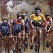 Eliassen 3-D schilderij wielrenners 100x100cm Eliassen 3-D schilderij wielrenners 100x100cm