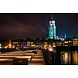 Eliassen Fotoschilderij op canvas 114x80cm Amsterdam by night Eliassen Fotoschilderij op canvas 114x80cm Amsterdam by night