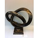 Eliassen Bronze sculpture Double ring XL Eliassen Bronze sculpture Double ring XL