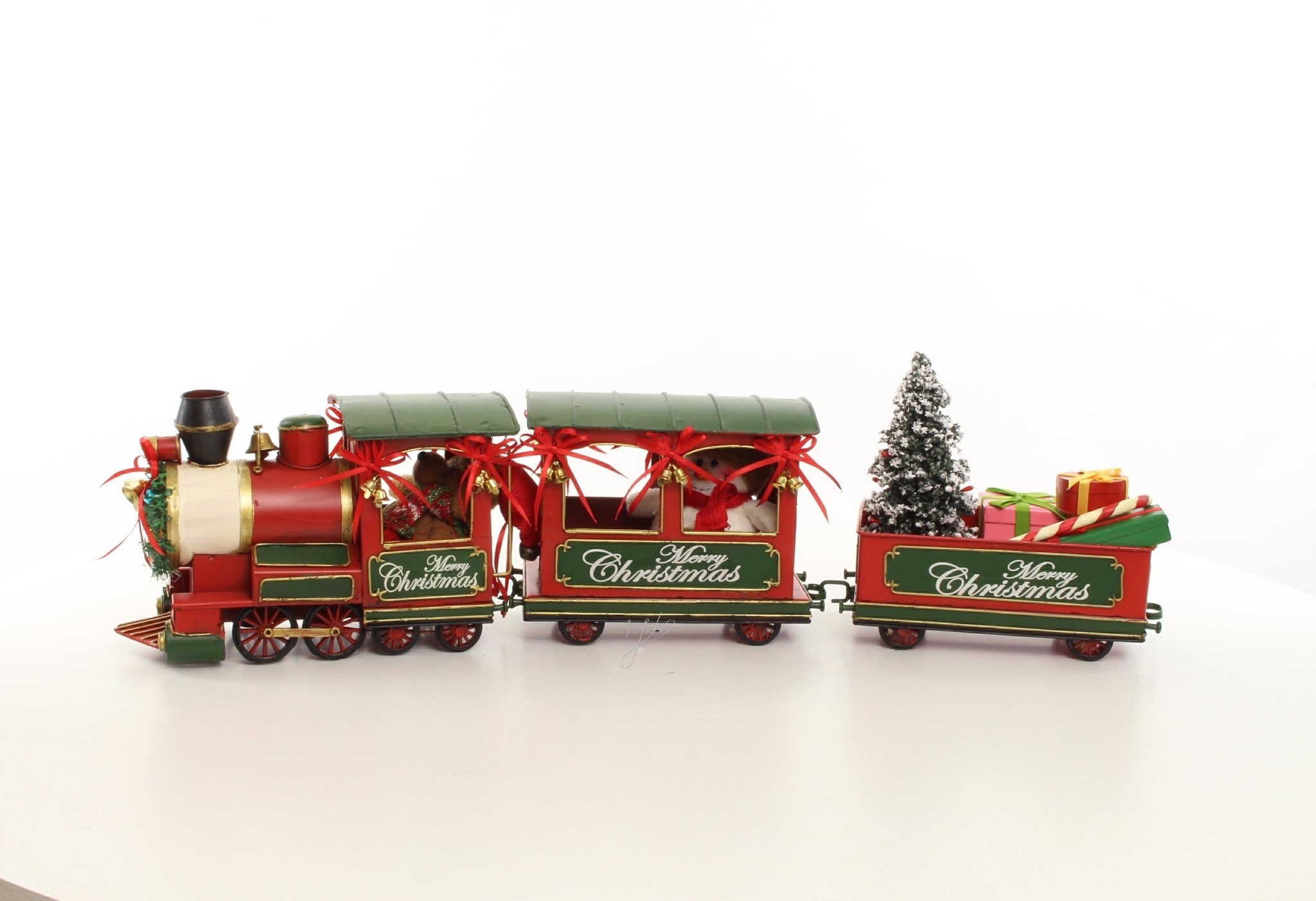 Miniatuurmodel blik Kerst trein Eliassen.nl Eliassen Home & Garden