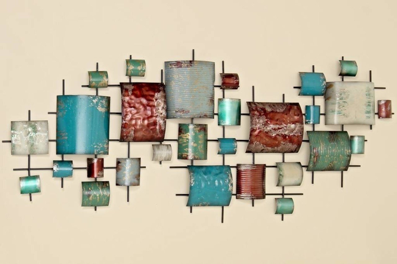 Hysterisch Voornaamwoord Miniatuur Kleurrijke 3D muurdecoratie metaal abstract Murcia | Eliassen - Eliassen  Home & Garden Pleasure