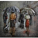 3D painting Rain 100x100cm 3D painting Rain 100x100cm