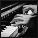 Wandkraft Gemälde Forex Pianist 74x74cm Wandkraft Gemälde Forex Pianist 74x74cm