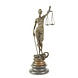 Bronzen beeld Vrouwe Justitia klassiek Bronzen beeld Vrouwe Justitia klassiek