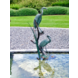Eliassen Sprühfigur Bronze Reiher Paar Eliassen Sprühfigur Bronze Reiher Paar