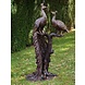 Eliassen Image bronze 2 peacocks on tree stump Eliassen Image bronze 2 peacocks on tree stump