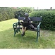 Eliassen Bronzemädchenbild auf Couch Eliassen Bronzemädchenbild auf Couch