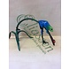 Eliassen Image bronze blue frog on twig Eliassen Image bronze blue frog on twig