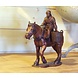 Eliassen Bronzen beeld paard met boer Eliassen Bronzen beeld paard met boer