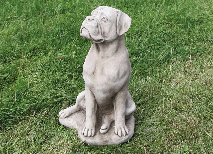 Verliefd iets Makkelijk te gebeuren Tuinbeeld grote Boxer hond | Eliassen - Eliassen Home & Garden Pleasure