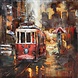 Eliassen Metalen 3d schilderij Tram3 60x60cm Eliassen Metalen 3d schilderij Tram3 60x60cm