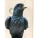 Image bronze Bird of prey on foot Image bronze Bird of prey on foot