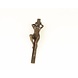 Beeld brons Naakte vrouw op plank Beeld brons Naakte vrouw op plank