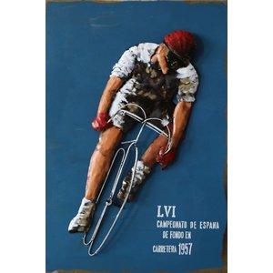 Eliassen 3D-Malerei 90x60cm Radfahren Poster