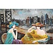 Eliassen 3D painting metal 80x120cm 2 Ladies Eliassen 3D painting metal 80x120cm 2 Ladies