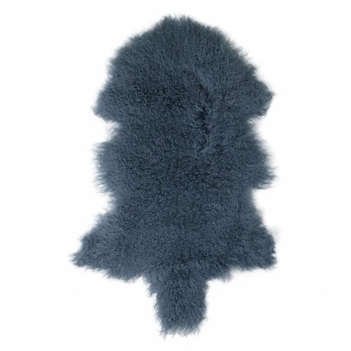 Schaffell tibetisch alt blau Schaffell tibetisch alt blau