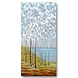 Malerei Aluminium Wald 60x120cm Malerei Aluminium Wald 60x120cm