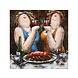 Eliassen 3d painting metal 60x60cm 2 Dames Eliassen 3d painting metal 60x60cm 2 Dames