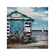 Eliassen 3d painting metal 60x60cm Beach house Eliassen 3d painting metal 60x60cm Beach house