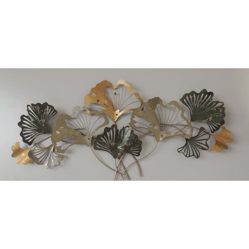 Wall decoration metal 3d Ginko Wall decoration metal 3d Ginko