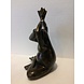 Bronzen zen kikker groot Bronzen zen kikker groot
