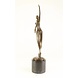 Bronzen beeld Moderne dansende vrouw Bronzen beeld Moderne dansende vrouw