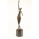 Bronzen beeld Moderne dansende vrouw Bronzen beeld Moderne dansende vrouw