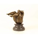 Bronzen beeld Dikke dame gym Bronzen beeld Dikke dame gym