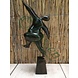 Bronzen dansende dikke dame Bronzen dansende dikke dame