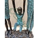Eliassen Beeld brons modern koppel met kind Eliassen Beeld brons modern koppel met kind
