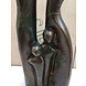 Bronzen beeld Familie 2 kinderen Bronzen beeld Familie 2 kinderen