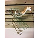 Bird iron Sandpiper head down Bird iron Sandpiper head down