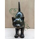 Eliassen Bronzen beeld Poes schrikt Eliassen Bronzen beeld Poes schrikt