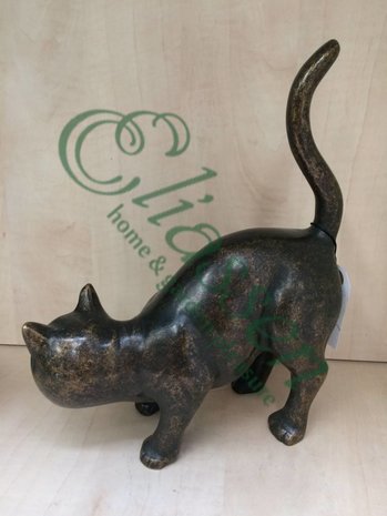Bewijzen Komst Actuator Bronzen kat - Eliassen Home & Garden Pleasure