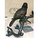 Eliassen Bronze birds on branch Eliassen Bronze birds on branch