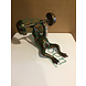 Bronzen fitness kikker Bronzen fitness kikker
