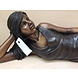 Eliassen Liegendes Mädchen aus Bronze Eliassen Liegendes Mädchen aus Bronze