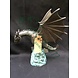 Eliassen Beeld spuitfiguur brons draakje op een rots Eliassen Beeld spuitfiguur brons draakje op een rots
