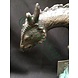 Eliassen Beeld spuitfiguur brons draakje op een rots Eliassen Beeld spuitfiguur brons draakje op een rots