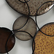 Eliassen Ronde metalen wanddecoratie 3D Fiore Eliassen Ronde metalen wanddecoratie 3D Fiore