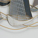 Metalen 3D muurdecoratie Boten Metalen 3D muurdecoratie Boten