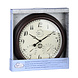 Buitenklok met thermometer en hygrometer esschert Buitenklok met thermometer en hygrometer esschert
