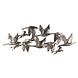 Metalen 3d wanddeco Ganzen Metalen 3d wanddeco Ganzen