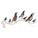 3D wandedecoratie Vogels met Jongen 3D wandedecoratie Vogels met Jongen