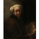 Glasschilderij 60x90cm Rembrandt goudfolie Glasschilderij 60x90cm Rembrandt goudfolie