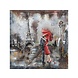 Eliassen Metal 3D romantic painting Effel Tower Paris 60x60cm Eliassen Metal 3D romantic painting Effel Tower Paris 60x60cm