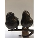 Bronzen 3 mussen op tak Bronzen 3 mussen op tak