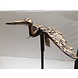 Bronzen tuinsteker Ooievaar Bronzen tuinsteker Ooievaar