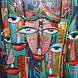 3D-Malerei Neue Kunst 100x100cm 3D-Malerei Neue Kunst 100x100cm